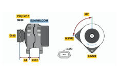 generátor BOSCH 0 124 425 074