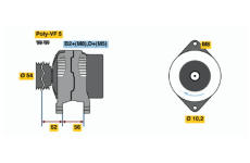 generátor BOSCH 0 124 515 031