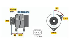 generátor BOSCH 0 124 515 032