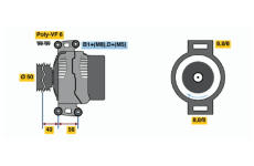 generátor BOSCH 0 124 615 019