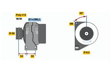 generátor BOSCH 0 124 625 025