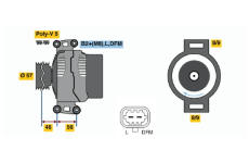 generátor BOSCH 0 124 525 086