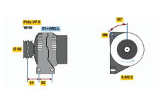 generátor BOSCH 0 986 047 470