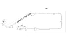 Snímač, počet otáček kol BOSCH 0 265 006 106