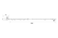 Snímač, počet otáček kol BOSCH 0 265 006 818