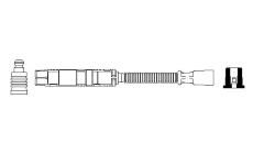 zapalovací kabel BOSCH 0 356 912 054