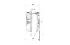 Palivový filter BOSCH 0 450 905 911