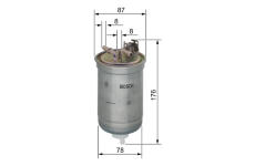 Palivový filtr BOSCH 0 450 906 267