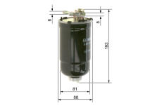 Palivový filter BOSCH 0 450 906 322