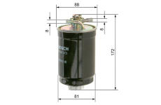 Palivový filter BOSCH 0 450 906 373