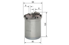 Palivový filter BOSCH 0 450 906 500