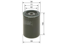 Olejový filter BOSCH 0 451 104 065