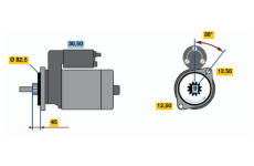 Startér BOSCH 0 986 010 940
