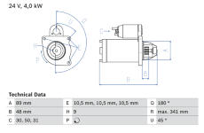 żtartér BOSCH 0 986 010 980