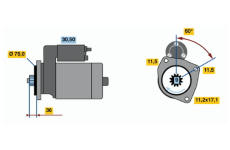 Startér BOSCH 0 986 013 581