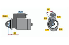Startér BOSCH 0 986 013 811