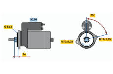 Startér BOSCH 0 986 013 991