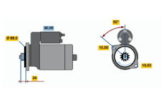 Startér BOSCH 0 986 014 071