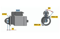 Startér BOSCH 0 986 014 481