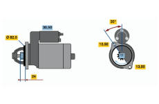 Startér BOSCH 0 986 016 200