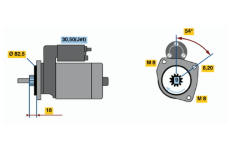 Startér BOSCH 0 986 016 320