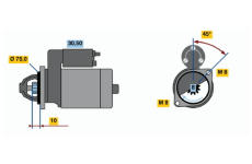 Startér BOSCH 0 986 016 451