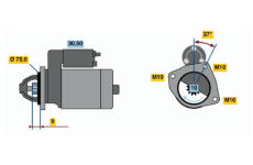 Startér BOSCH 0 986 017 131