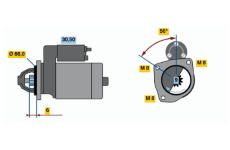 Startér BOSCH 0 986 017 361