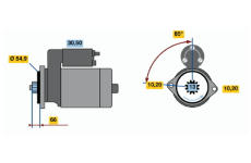 Startér BOSCH 0 986 017 641