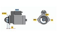 Startér BOSCH 0 986 018 721