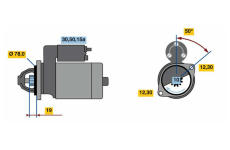Startér BOSCH 0 986 020 001