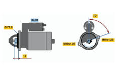 Startér BOSCH 0 986 020 381