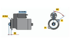 Startér BOSCH 0 986 020 461
