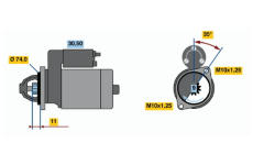 Startér BOSCH 0 986 020 761