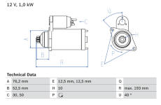 żtartér BOSCH 0 986 020 780