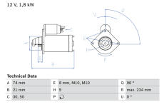 żtartér BOSCH 0 986 021 230