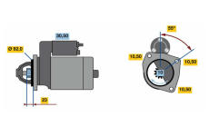 Startér BOSCH 0 986 022 750