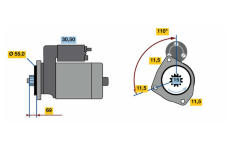 Startér BOSCH 0 986 023 670