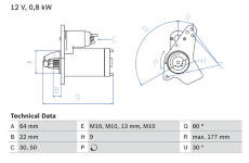 żtartér BOSCH 0 986 026 250
