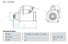 Startér BOSCH 0 986 026 360