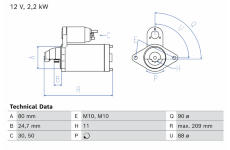 Startér BOSCH 0 986 026 640