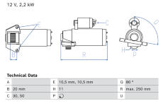 żtartér BOSCH 0 986 027 320