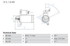 żtartér BOSCH 0 986 027 500