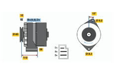 generátor BOSCH 0 986 030 610