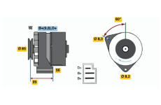generátor BOSCH 0 986 031 010