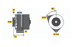 generátor BOSCH 0 986 031 280