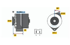 generátor BOSCH 0 986 032 261