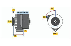 generátor BOSCH 0 986 032 730