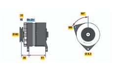 generátor BOSCH 0 986 033 310