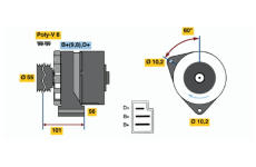 generátor BOSCH 0 986 033 730